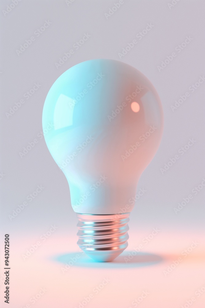Light bulb isolate on background, symbolizes innovation and bright ideas in design Light bulb isolate on background, symbolizes innovation and bright ideas in design