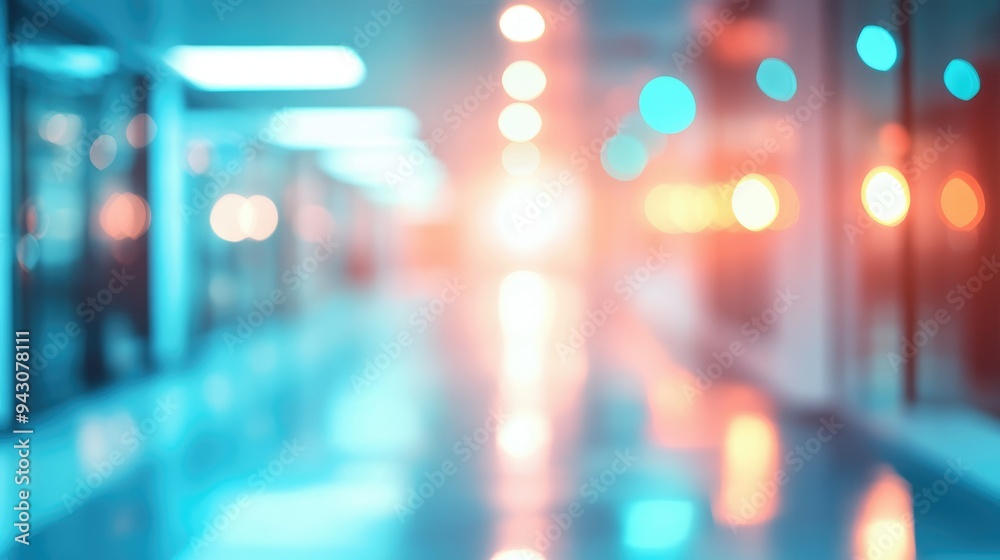 Beautiful blurred light with modern medical background Beautiful blurred light with modern medical background