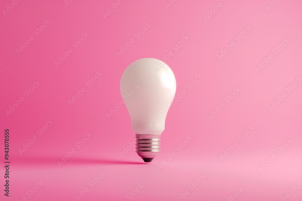 Light bulb isolate on background, symbolizes innovation and bright ideas in design Light bulb isolate on background, symbolizes innovation and bright ideas in design
