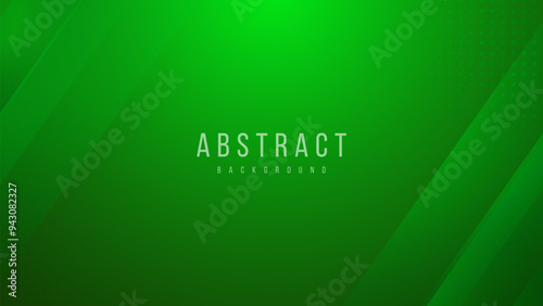 Abstract green background banner design