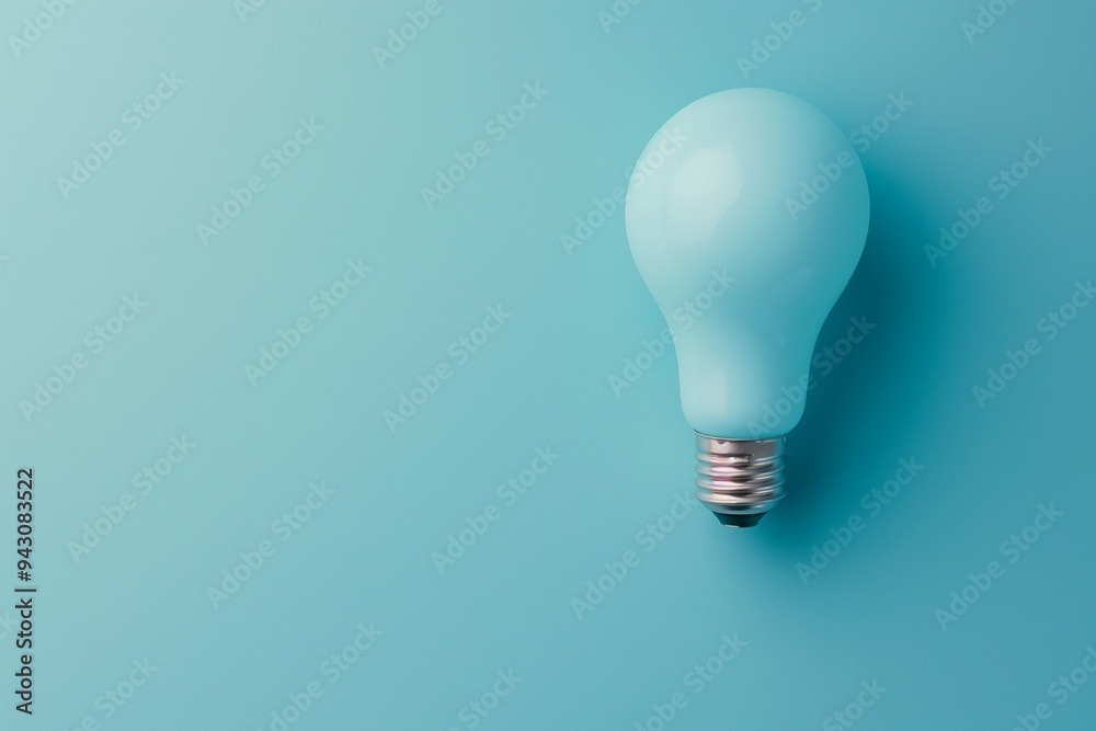 Light bulb isolate on background, symbolizes innovation and bright ideas in design Light bulb isolate on background, symbolizes innovation and bright ideas in design