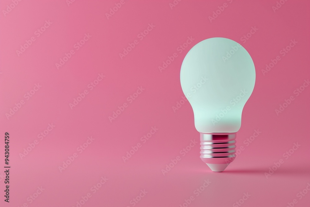 Light bulb isolate on background, symbolizes innovation and bright ideas in design Light bulb isolate on background, symbolizes innovation and bright ideas in design