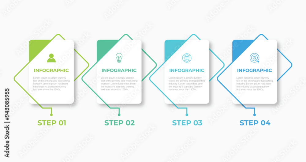 Vector Infographic label design template with icons and 4 options or steps. Can be used for process diagram, presentations, workflow layout, banner, flow chart, info graph. Vector Infographic label design template with icons and 4 options or steps. Can be used for process diagram, presentations, workflow layout, banner, flow chart, info graph.