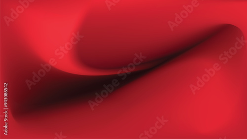 red abstract gradient background with curved shapes.