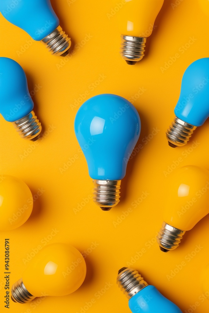 Light bulb isolate on background, symbolizes innovation and bright ideas in design Light bulb isolate on background, symbolizes innovation and bright ideas in design