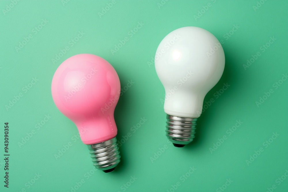 Light bulbs arranged to symbolize bright ideas and modern inspiration Light bulbs arranged to symbolize bright ideas and modern inspiration
