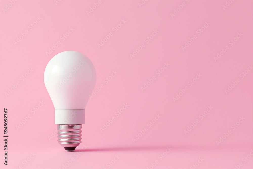 Light bulb isolate on background, symbolizes innovation and bright ideas in design Light bulb isolate on background, symbolizes innovation and bright ideas in design