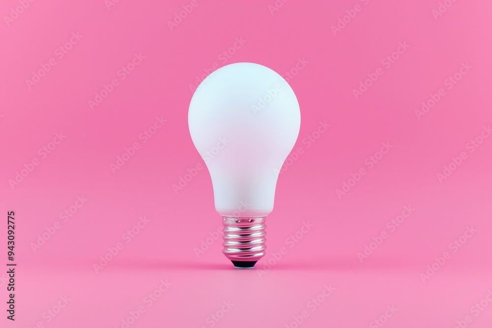 Light bulb isolate on background, symbolizes innovation and bright ideas in design Light bulb isolate on background, symbolizes innovation and bright ideas in design