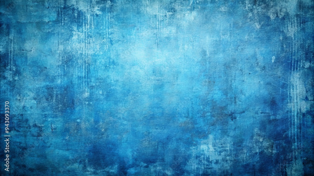 Fototapeta premium Grunge blue background with textured and distressed elements, perfect for an edgy and vintage look