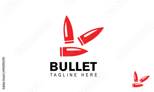 Bullet Logo Design Template.Bullet Logo Moves Quickly.