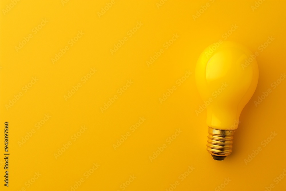Light bulb isolate on background, symbolizes innovation and bright ideas in design Light bulb isolate on background, symbolizes innovation and bright ideas in design