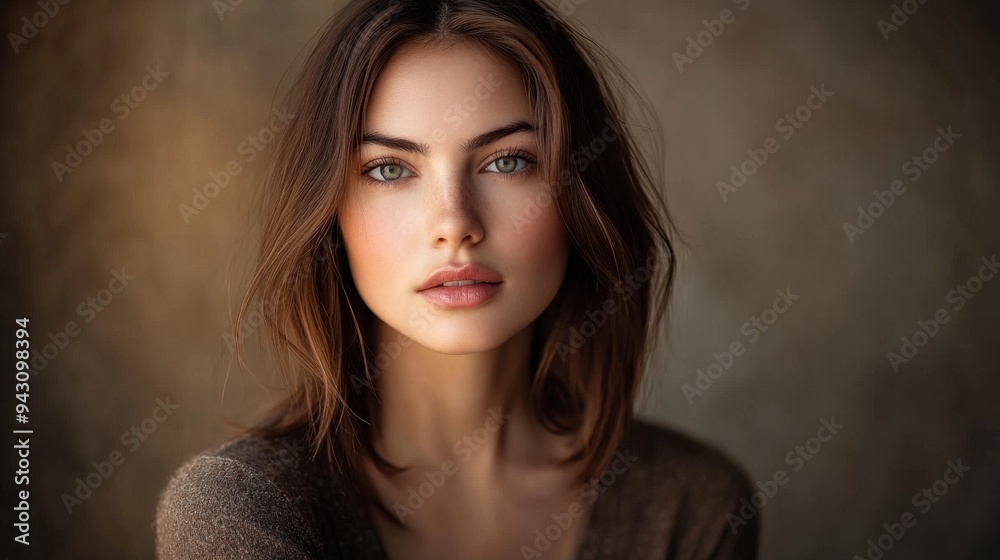 A studio headshot portrait of a young woman in her mid-twenties. Her expression should be warm yet neutral and professional, suitable for acting headshots and casting calls. A studio headshot portrait of a young woman in her mid-twenties. Her expression should be warm yet neutral and professional, suitable for acting headshots and casting calls.