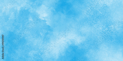 Abstract beautiful light blue cloudy sky clouds with stains,Cloud sky pastel abstract gradient blurred,fresh and clear marble painting blue watercolor background for any design,