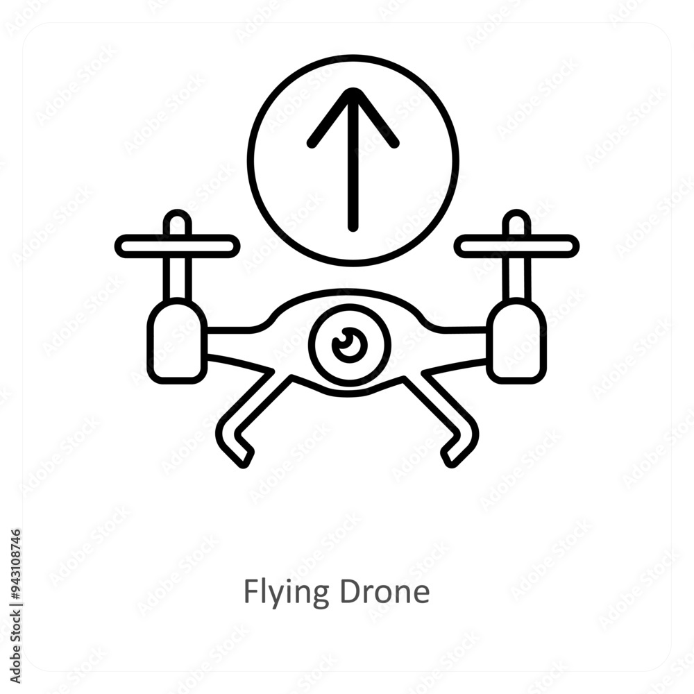 Flying drone Flying drone