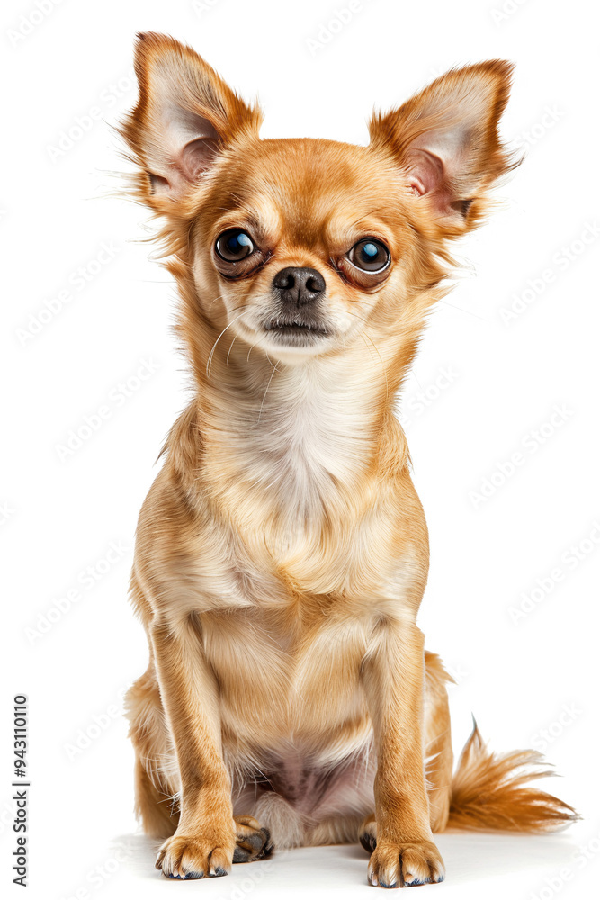 Chihuahua Dog Breed isolated on white background Chihuahua Dog Breed isolated on white background