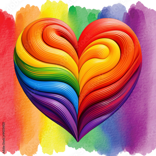 colorful heart shaped heartcolorful heart shaped heart