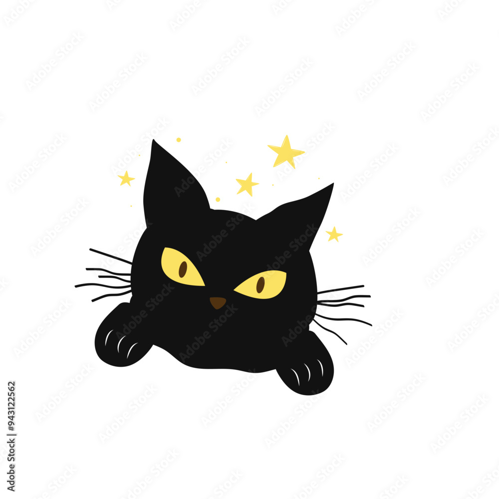 Halloween witch cat Halloween witch cat