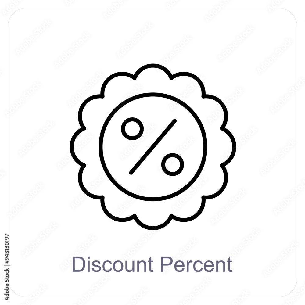 Discount Percent and discount icon concept Discount Percent and discount icon concept