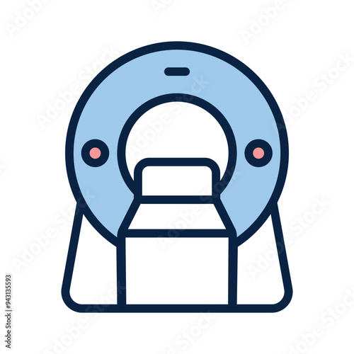 Have a look at this amazing icon of ct scanner, mri machine