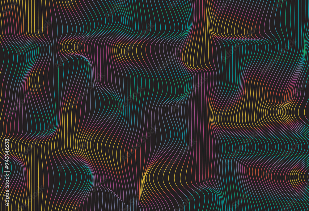 waves, abstract design, art, vector waves, abstract design, art, vector