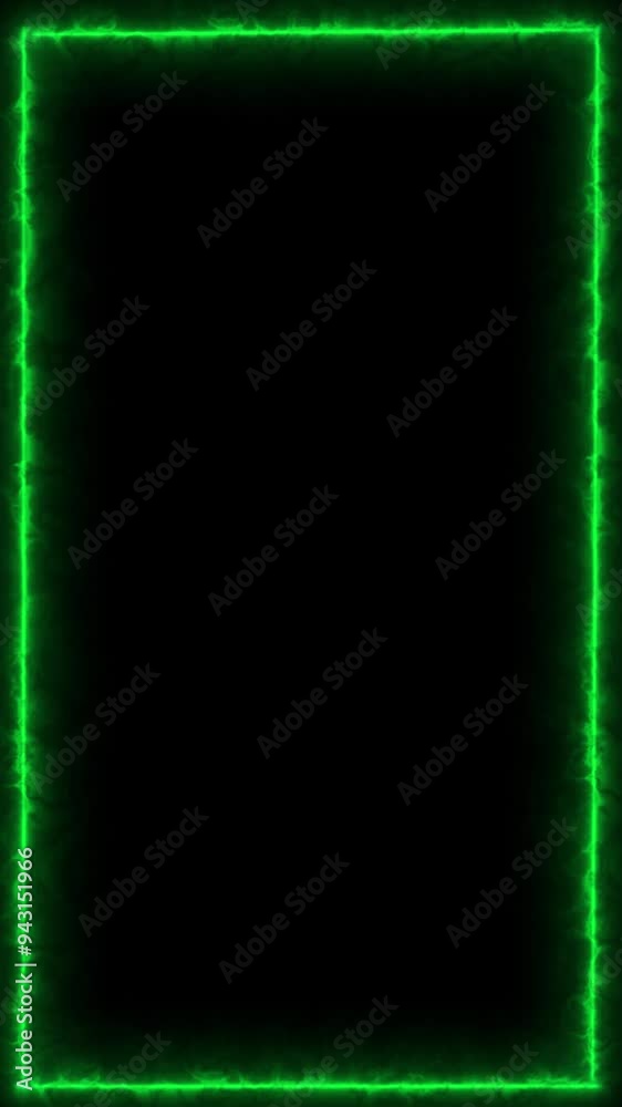 radioactive glowing lime green electric razor wire animated border ...