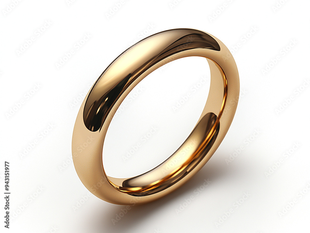 Elegant golden ring showcasing a smooth, reflective surface, perfect for symbolizing love and commitment. Elegant golden ring showcasing a smooth, reflective surface, perfect for symbolizing love and commitment.