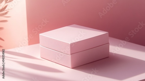 Pink Box Minimalist Product Photography