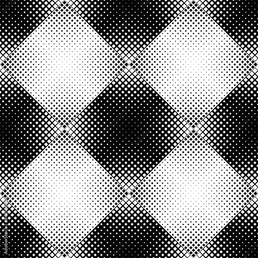 Monochrome seamless diagonal square pattern background design ...