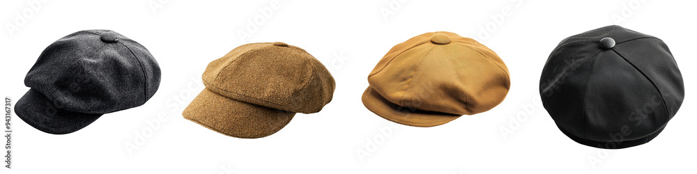 Model of Ascot Cap cut out transparent isolated on white background PNG Model of Ascot Cap cut out transparent isolated on white background PNG