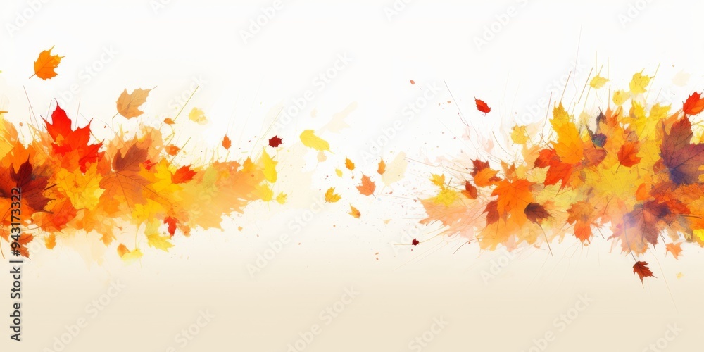 Enchanting Autumn Splatter: Abstract Paint Splash Symbolizing Falling Leaves on Canvas. Minimalist Artistic Composition with Elegant Design for Marketing Backgrounds. Versatile Template with Copy Spac Enchanting Autumn Splatter: Abstract Paint Splash Symbolizing Falling Leaves on Canvas. Minimalist Artistic Composition with Elegant Design for Marketing Backgrounds. Versatile Template with Copy Spac