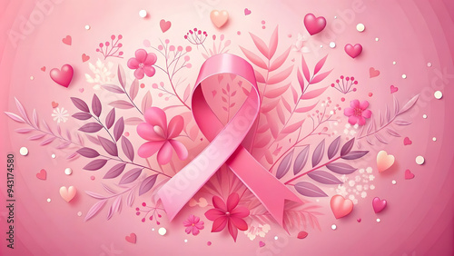Cancer Awareness Month, and Breast Cancer Awareness Month poster design for social media and social networks.