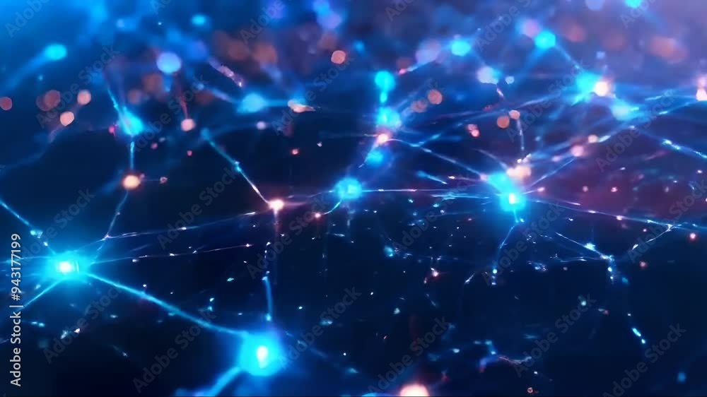 blue lights loop with stars and combination blue lights loop with stars and combination