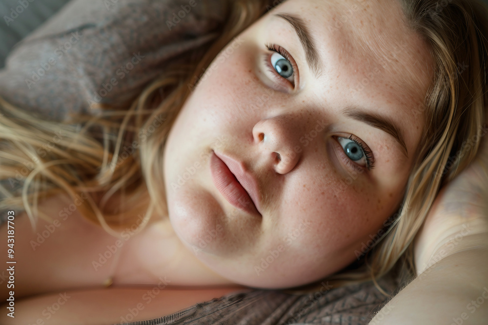 Fat person portrait face lady lifestyle weight loss fashion care ai generative Fat person portrait face lady lifestyle weight loss fashion care ai generative