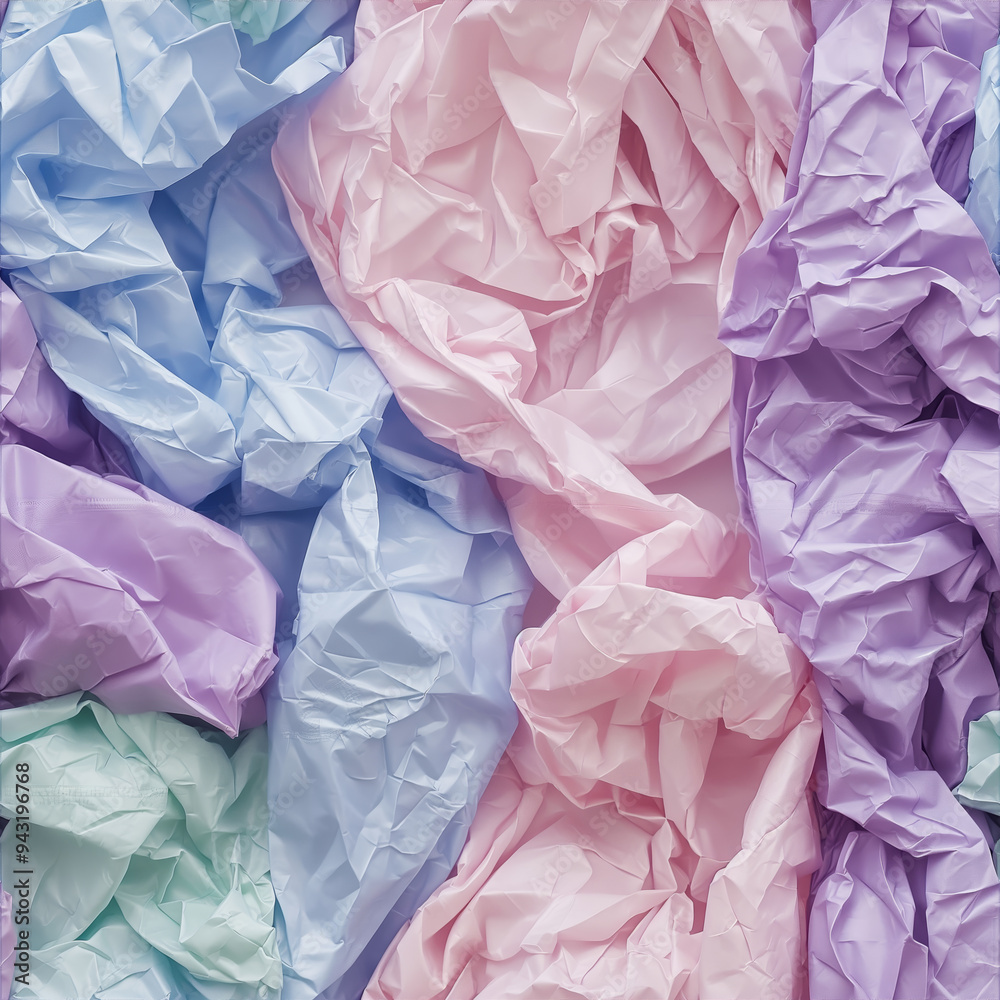 custom made wallpaper toronto digitalPastel Crumpled Paper Texture   Blue, Purple, and Pink Wrinkled Background
