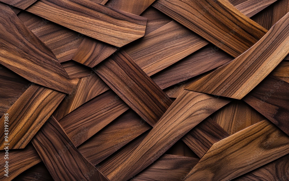 Geometric Abstract Walnut Wood Pattern Texture Background Geometric Abstract Walnut Wood Pattern Texture Background