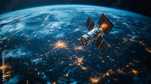 Satellites on the integration of global communication.