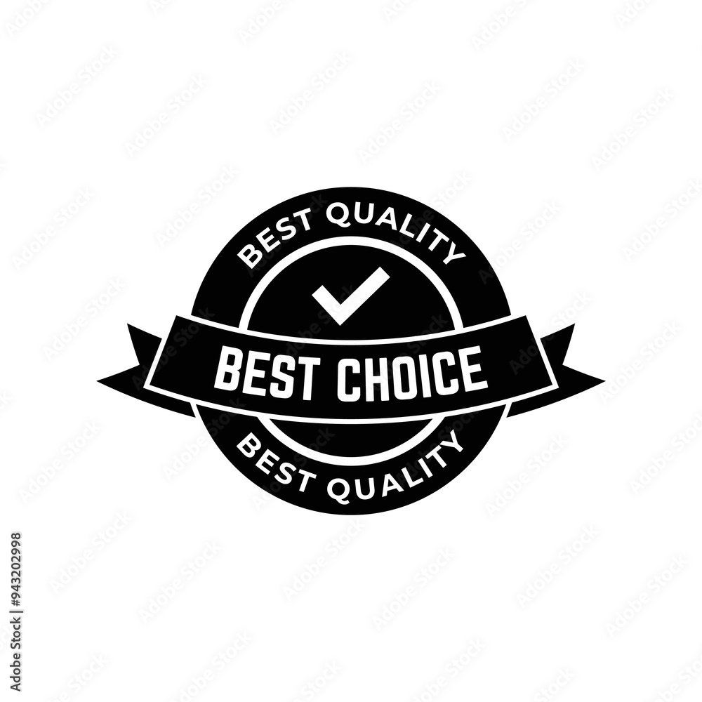 Fototapeta premium Set of best choice stamp, label, or logo. Vector illustration for web design