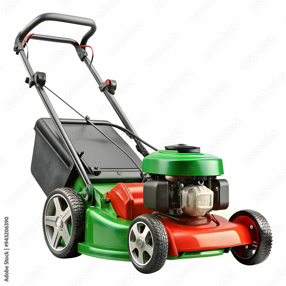 Fototapeta premium lawn mower on a transparent background