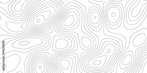 Wallpaper Mural Contours in White: Exploring the Intersection of Topography and Topology Torontodigital.ca