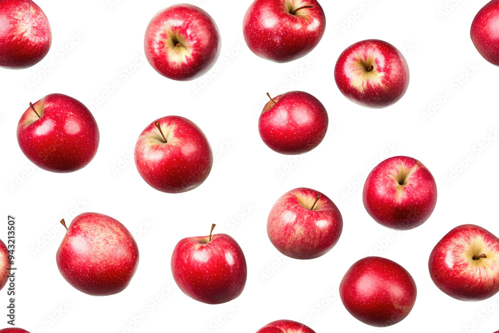 red apples seamless pattern tile isolated on white or transparent png red apples seamless pattern tile isolated on white or transparent png