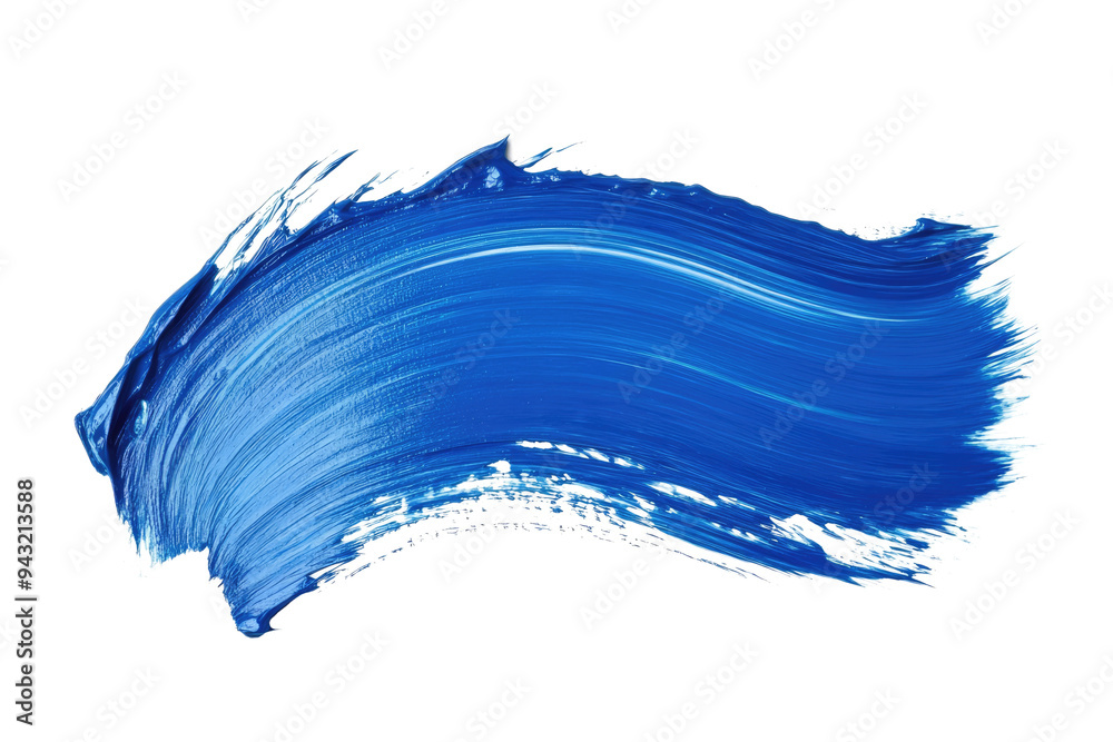 blue paint brush stroke isolated on white or transparent png blue paint brush stroke isolated on white or transparent png