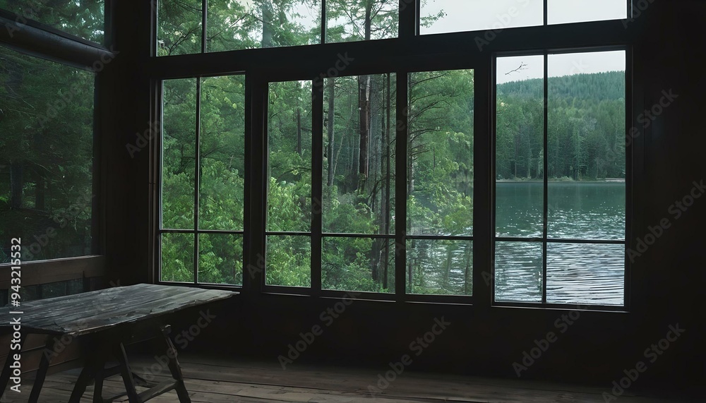 A cabin on forest A cabin on forest