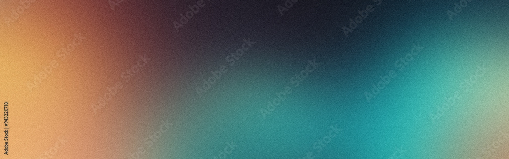 Blurred abstract background with a blend of teal, brown, and black hues and a delicate grainy texture Blurred abstract background with a blend of teal, brown, and black hues and a delicate grainy texture
