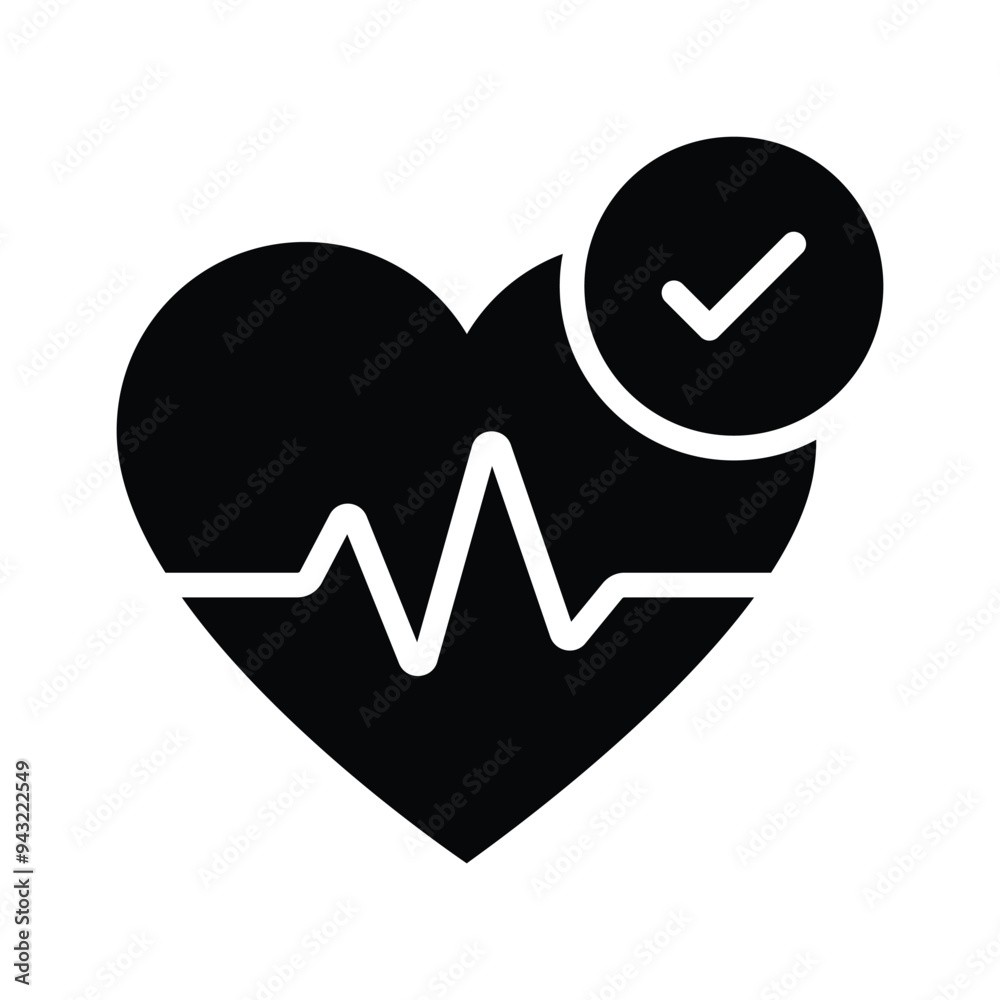 Get this amazing icon of heart health in modern style Get this amazing icon of heart health in modern style