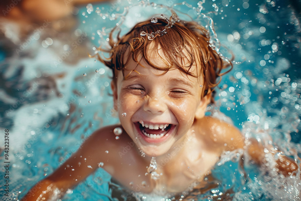 Motivated person swimmer learning swim sport, racing competition swimming challenge pool, Generative AI Motivated person swimmer learning swim sport, racing competition swimming challenge pool, Generative AI