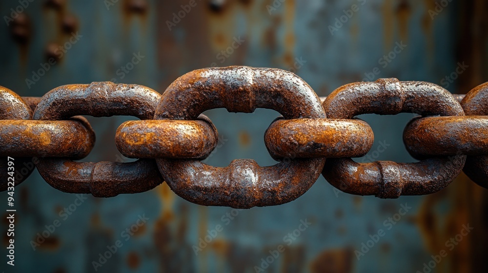 Rusty Chain Close Up Rusty Chain Close Up