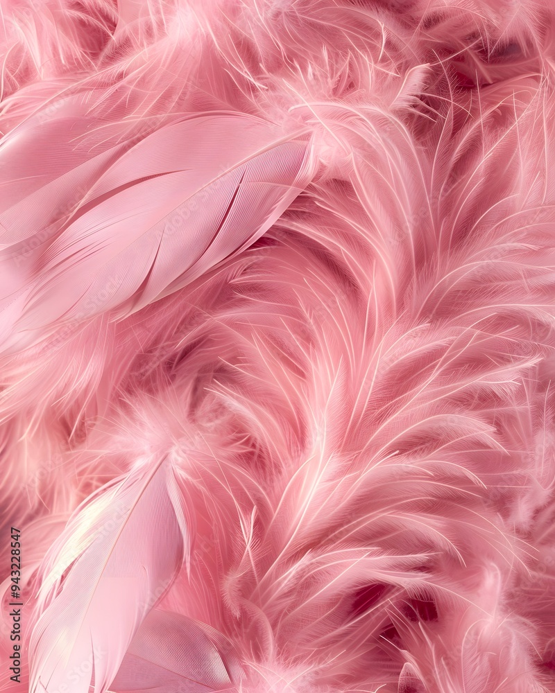 Pink feather background Pink feather background