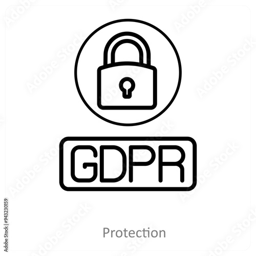 Protection And Shield Icon Concept