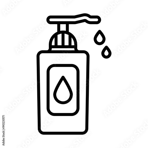 Facial Cleanser line icon