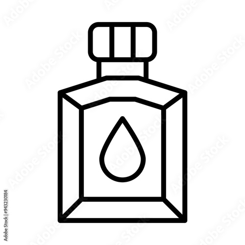 Aftershave line icon